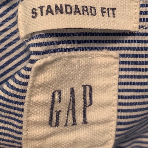 Gap Standard Fit stripe button down long sleeve - Picture 2 of 5